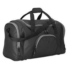 Vue Sac de sport 600D - Leis de couleur noir| Krokrodeal