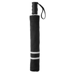 Vue Parapluie pliable 53 cm - Neon de couleur noir| Krokrodeal