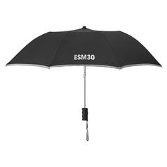Vue Parapluie pliable 53 cm - Neon de couleur noir| Krokrodeal