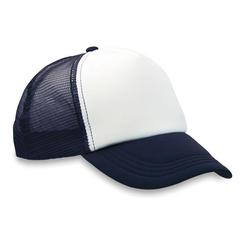Vue Casquette - Trucker cap de couleur bleu| Krokrodeal
