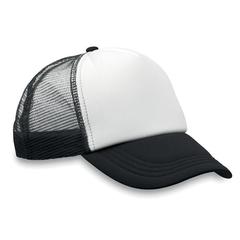 Vue Casquette - Trucker cap de couleur noir| Krokrodeal
