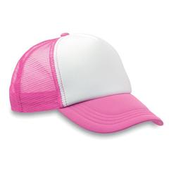 Vue Casquette - Trucker cap de couleur rose| Krokrodeal