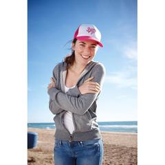Vue Casquette - Trucker cap de couleur rose| Krokrodeal
