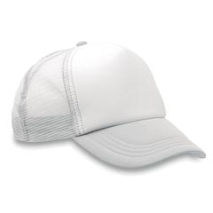 Vue Casquette - Trucker cap de couleur blanc| Krokrodeal