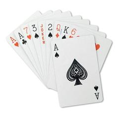 Vue Cartes à jouer - Aruba de couleur rouge| Krokrodeal