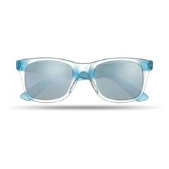 Vue Lunettes de soleil miroir - America touch de couleur bleu| Krokrodeal