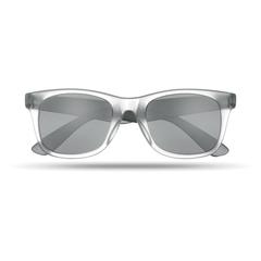 Vue Lunettes de soleil miroir - America touch de couleur noir| Krokrodeal