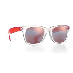 Vue Lunettes de soleil miroir - America touch de couleur rouge| Krokrodeal