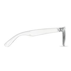 Vue Lunettes de soleil miroir - America touch de couleur blanc| Krokrodeal