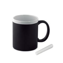 Vue Mug en grès 300ml - Chalcky de couleur blanc| Krokrodeal