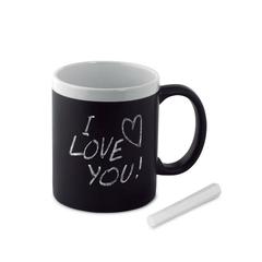 Vue Mug en grès 300ml - Chalcky de couleur blanc| Krokrodeal