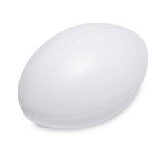 Vue Anti-stress ballon de rugby - Madera de couleur blanc| Krokrodeal