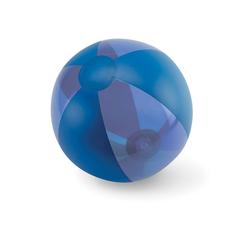 Vue Ballon de plage gonflable - Aquatime de couleur bleu| Krokrodeal