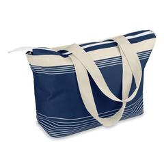 Vue Sac de plage en toile 600D - Palawan de couleur bleu| Krokrodeal
