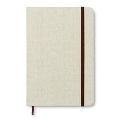 Vue Carnet A5 avec 96 pages toile - Canvas de couleur marron| Krokrodeal