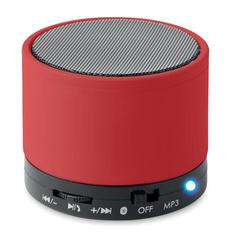 Vue Haut-parleurs sans fil - Round bass de couleur rouge| Krokrodeal