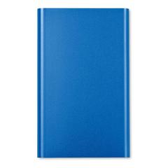 Vue Powerbank ultra plat 4000 mAh - Powerflat de couleur bleu| Krokrodeal