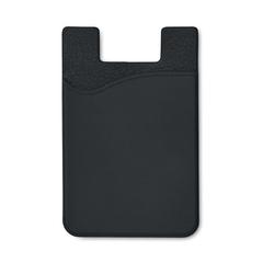 Vue Porte carte de visites - Silicard de couleur noir| Krokrodeal
