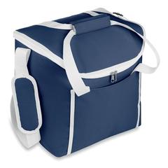 Vue Sac isotherme en polyester 600 - Indo de couleur bleu| Krokrodeal