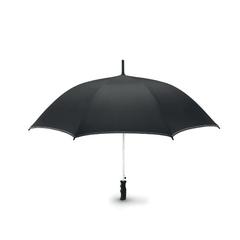 Vue Parapluie tempête ouverture au - Skye de couleur blanc| Krokrodeal