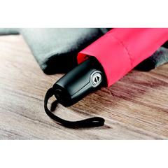 Vue Parapluie tempête automatique - Gentlemen de couleur rouge| Krokrodeal
