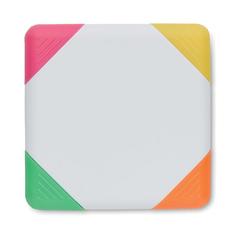 Vue Surligneur dans un boîtier en - Squarie de couleur blanc| Krokrodeal