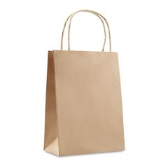 Vue Sac cadeau (petit) 150 gr/m² - Paper small de couleur marron| Krokrodeal