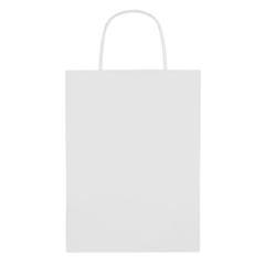 Vue Sac cadeau (moyen) 150 gr/m² - Paper medium de couleur blanc| Krokrodeal