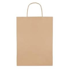 Vue Sac cadeau (grand) 150 gr/m² - Paper large de couleur marron| Krokrodeal