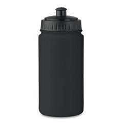 Vue Gourde de sport 500 ml - Spot five de couleur noir| Krokrodeal