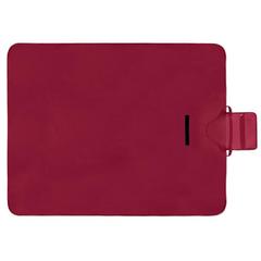 Vue Couverture de pique nique - Goodtimes de couleur rouge| Krokrodeal