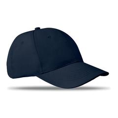 Vue Casquette baseball 6 pans - Basie de couleur bleu| Krokrodeal