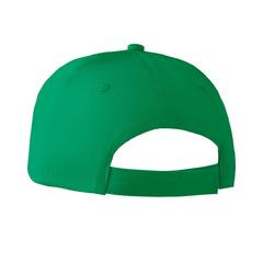 Vue Casquette baseball 6 pans - Basie de couleur vert| Krokrodeal