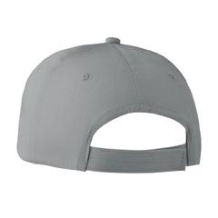 Vue Casquette baseball 6 pans - Basie de couleur gris| Krokrodeal