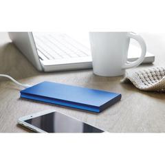 Vue Station de chargement 8000mAh - Powerflat8 de couleur bleu| Krokrodeal