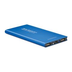 Vue Station de chargement 8000mAh - Powerflat8 de couleur bleu| Krokrodeal
