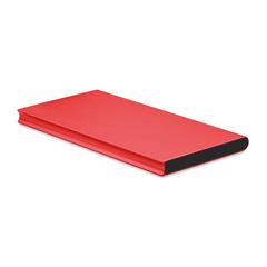 Vue Station de chargement 8000mAh - Powerflat8 de couleur rouge| Krokrodeal