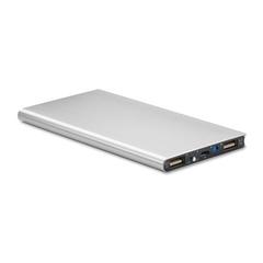 Vue Station de chargement 8000mAh - Powerflat8 de couleur gris| Krokrodeal