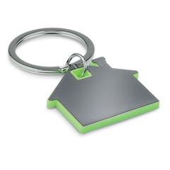 Vue Porte-clés en forme de maison - Imba de couleur vert| Krokrodeal