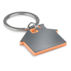 Vue Porte-clés en forme de maison - Imba de couleur orange| Krokrodeal