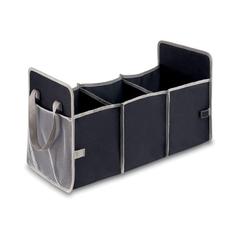 Vue Organiseur de voiture pliable - Organizer de couleur noir| Krokrodeal