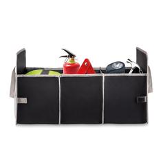 Vue Organiseur de voiture pliable - Organizer de couleur noir| Krokrodeal