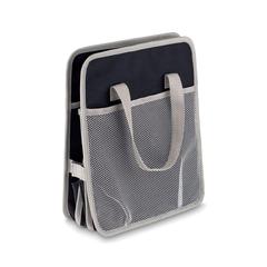 Vue Organiseur de voiture pliable - Organizer de couleur noir| Krokrodeal
