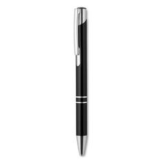 Vue Stylo bouton poussoir - Bern de couleur noir| Krokrodeal
