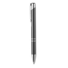 Vue Stylo bouton poussoir - Bern de couleur gris| Krokrodeal