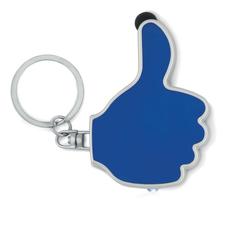 Vue Porte-clés en forme de pouce - Gioia de couleur bleu| Krokrodeal