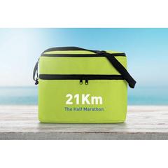 Vue Sac isotherme 2 compartiments - Casey de couleur vert| Krokrodeal