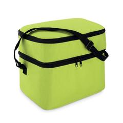 Vue Sac isotherme 2 compartiments - Casey de couleur vert| Krokrodeal