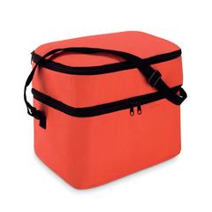 Vue Sac isotherme 2 compartiments - Casey de couleur rouge| Krokrodeal