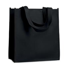 Vue Shopping bag en non tissé - Apo bag de couleur noir| Krokrodeal